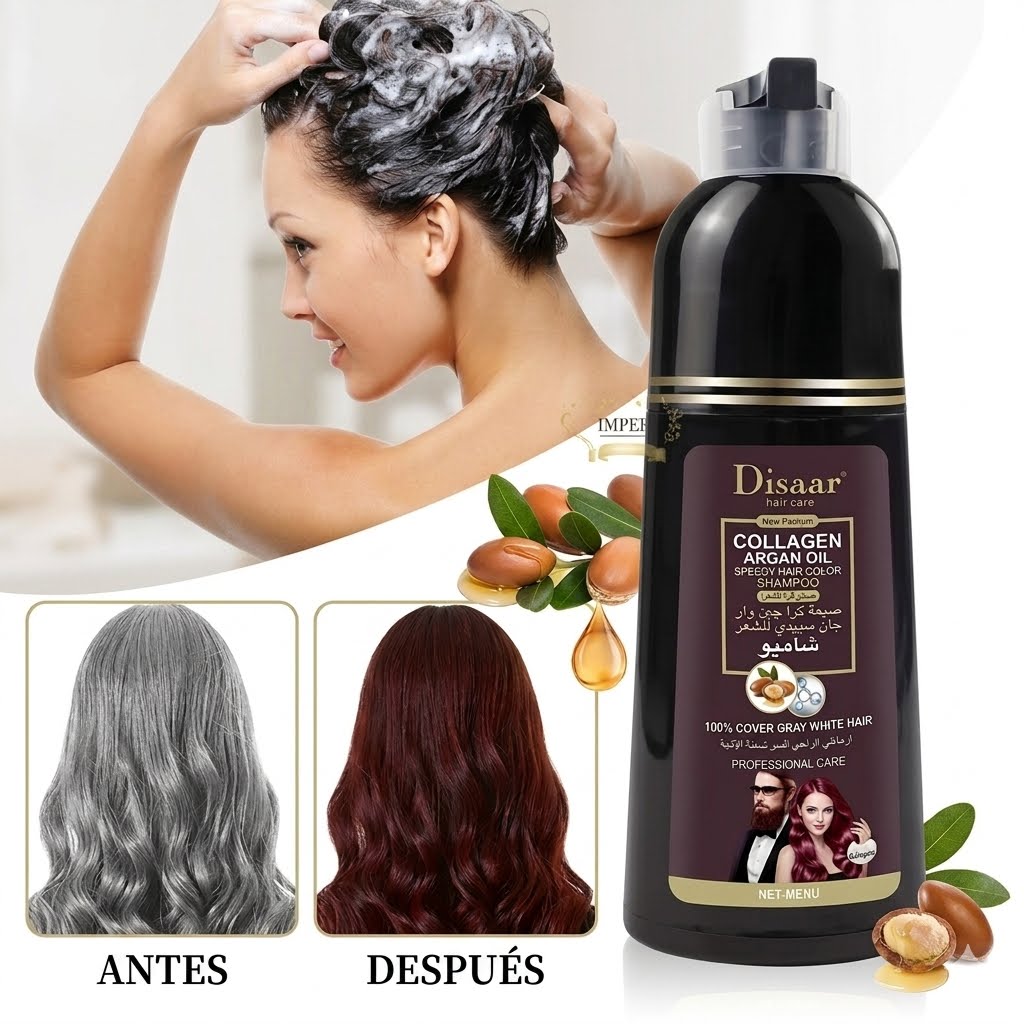 Shampoo Cubre Canas Disaar · Varios Tonos