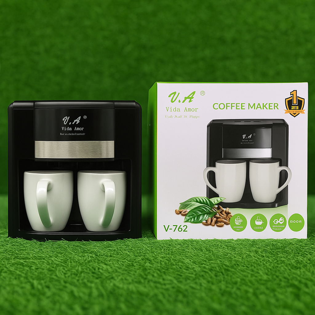 Cafetera Eléctrica Automática · Doble Taza