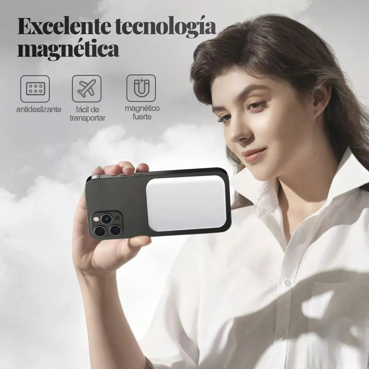 Power Bank Magnético Inalámbrico · 5000 mAh