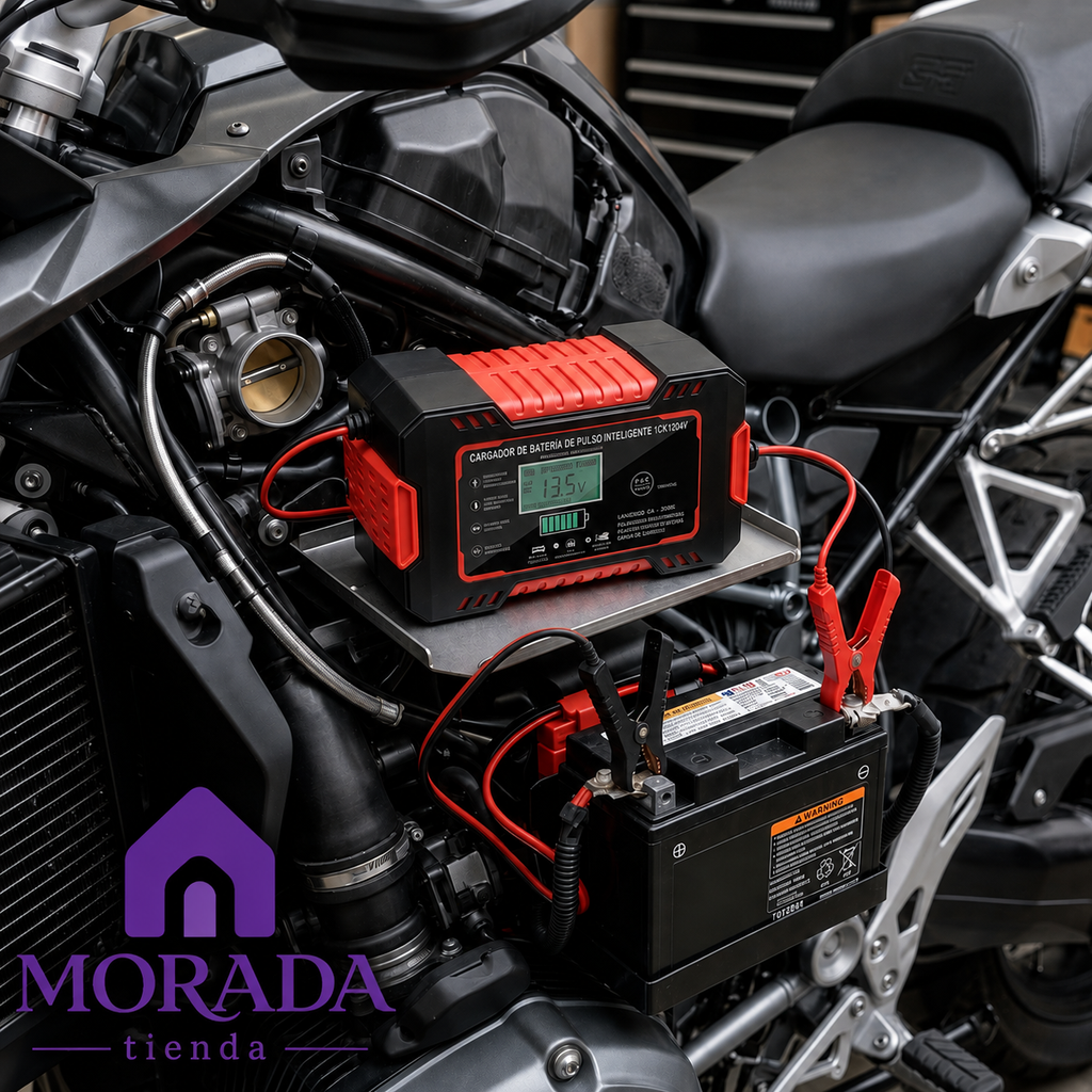 CARGADOR DE BATERIAS PARA AUTO y MOTO (tb REPARA Baterías)