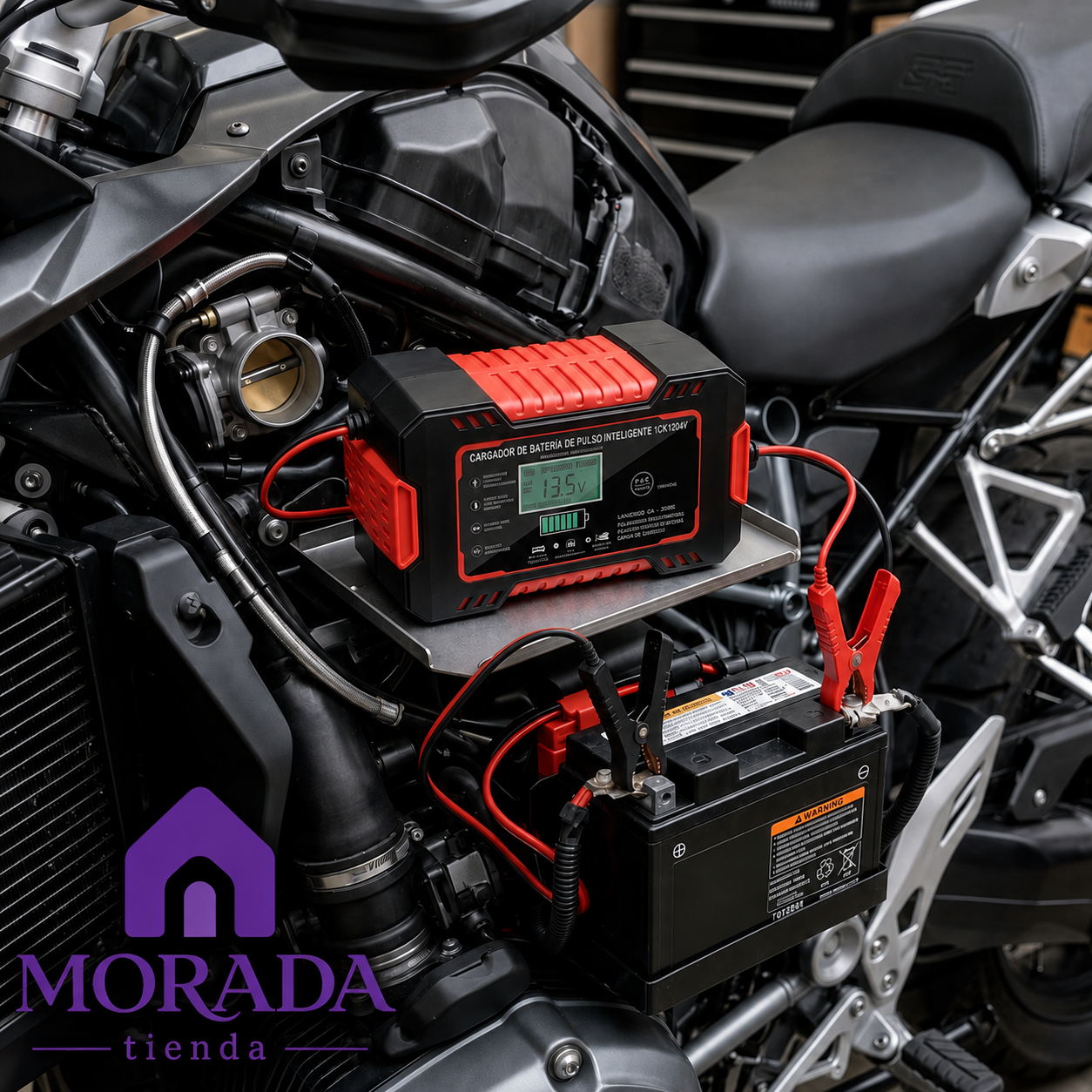 CARGADOR DE BATERIAS PARA AUTO y MOTO (tb REPARA Baterías)
