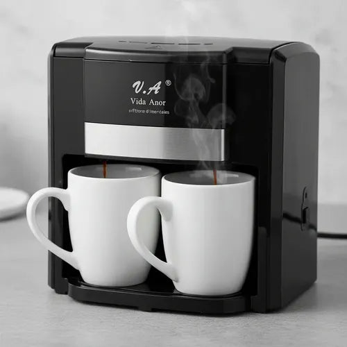 Cafetera Eléctrica Automática · Doble Taza