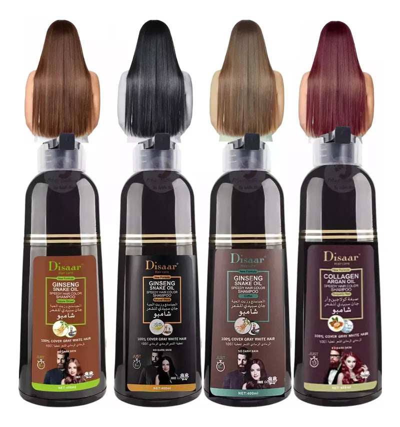 Shampoo Cubre Canas Disaar · Varios Tonos