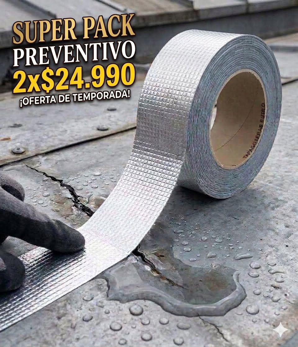 Cinta Tapa Gotera de Butilo