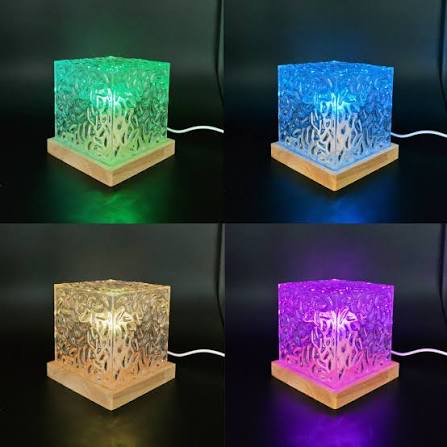 Lámpara Aurora Boreal · Luz RGB con Efecto Agua